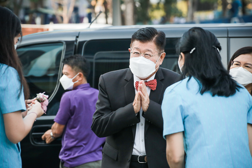 นายก อบจ.ตาก เข้าร่วมการประเมินสถานศึกษาเพื่อรับรางวัลพระราชทาน ระดับการศึกษาขั้นพื้นฐาน โรงเรียนมัธยมศึกษาขนาดใหญ่ ประจำปีการศึกษา 2564