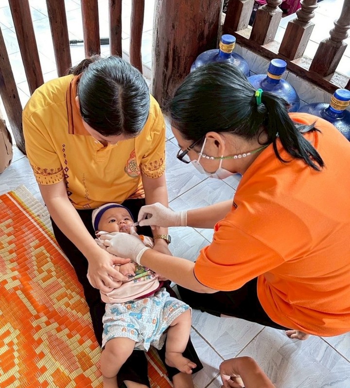 1 ก.ย.2568 รพ.สต.บ้านสันป่าไร่ ออกหน่วยให้บริการฉีดวัคซีนเด็กอายุ 2 เดือน ถึง 4 ปี , นักเรียนหญิงชั้น ป.5 และ นักเรียนชั้น ป.6 เขตพื้นที่ สสช.ห้วยกระทิง ( หมู่ 6 ต.พระธาตุ) รวม 21 ราย พร้อมทั้ง เจาะเลือดตรวจความเข้มข้นของเลือด(hct) และ จ่ายยา para syr , f