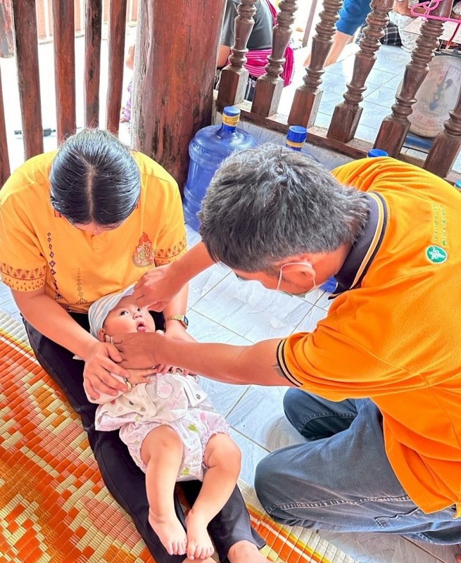 1 ก.ย.2568 รพ.สต.บ้านสันป่าไร่ ออกหน่วยให้บริการฉีดวัคซีนเด็กอายุ 2 เดือน ถึง 4 ปี , นักเรียนหญิงชั้น ป.5 และ นักเรียนชั้น ป.6 เขตพื้นที่ สสช.ห้วยกระทิง ( หมู่ 6 ต.พระธาตุ) รวม 21 ราย พร้อมทั้ง เจาะเลือดตรวจความเข้มข้นของเลือด(hct) และ จ่ายยา para syr , f