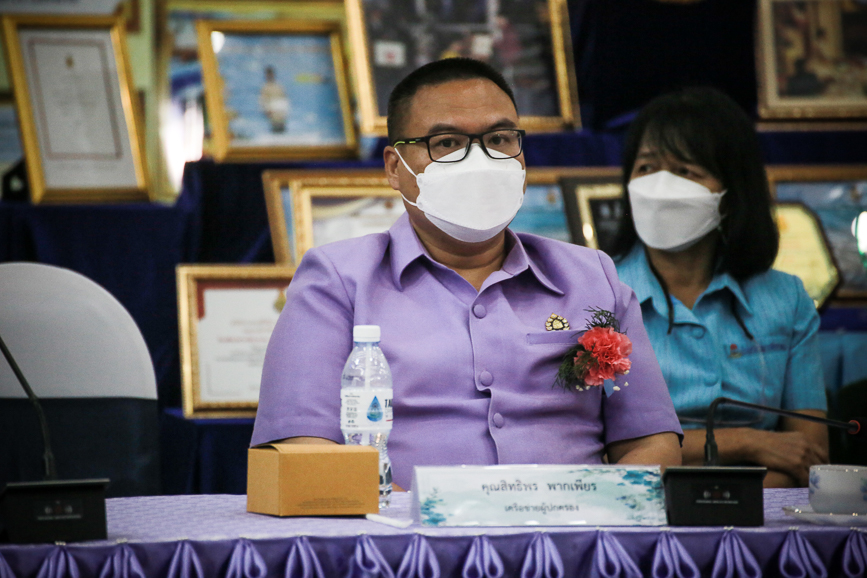 นายก อบจ.ตาก เข้าร่วมการประเมินสถานศึกษาเพื่อรับรางวัลพระราชทาน ระดับการศึกษาขั้นพื้นฐาน โรงเรียนมัธยมศึกษาขนาดใหญ่ ประจำปีการศึกษา 2564