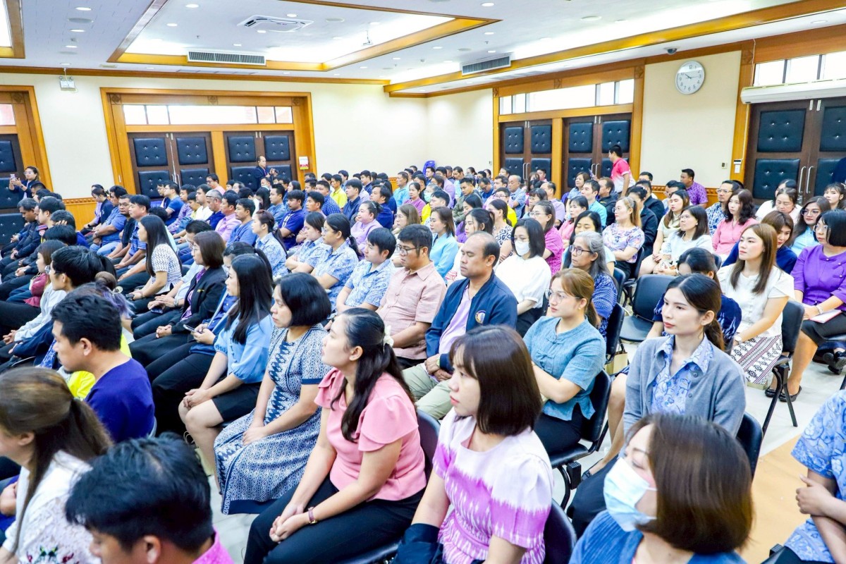 นายก อบจ.ตาก (นายกจอย) เป็นประธานเปิดโครงการประชุมสัมมนาผู้บริหาร ข้าราชการ ลูกจ้างประจำ และพนักงานจ้าง สังกัดองค์การบริหารส่วนจังหวัดตาก ประจำปีงบประมาณ พ.ศ. 2568