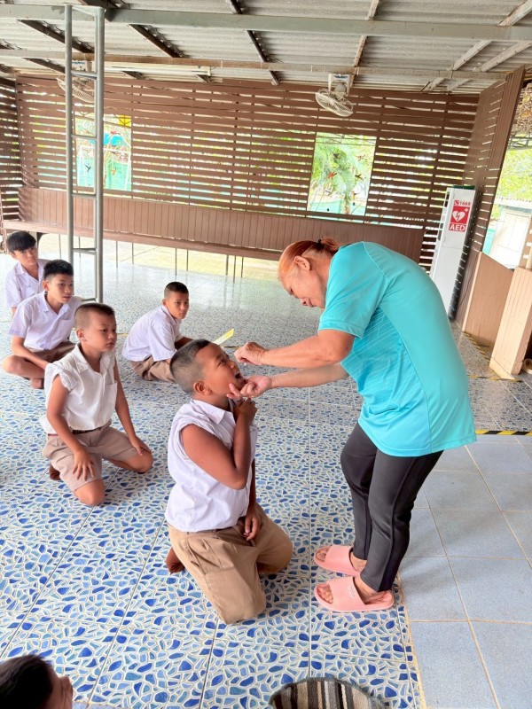 1 ต.ค.68 รพ.สต.บ้านสันป่าไร่ ให้บริการฉีดวัคซีนให้แก่นักเรียน ครั้งที่ 3 จำนวน 3 โรงเรียน รวม 27 ราย