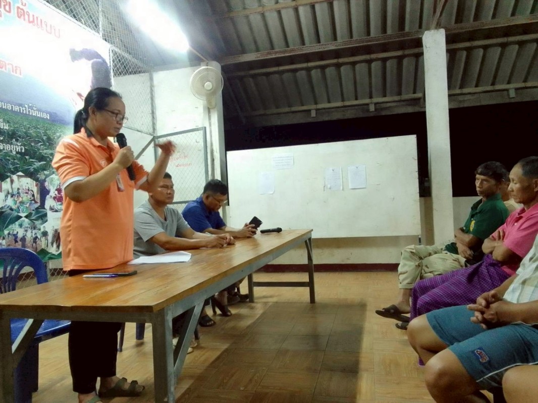 2 ตุลาคม 2568 นางอัจฉรา ทวีเกื้อกูลกิจ นายกองค์การบริหารส่วนจังหวัดตาก มอบหมายให้ นางเสาร์แก้ว อ่วมพิทยา เจ้าพนักงานสาธารณสุข รพ.สต.บ้านสันป่าไร่ เข้าร่วมประชุมประจำเดือนของหมู่บ้าน เพื่อรับฟังข้อมูลข่าวสารจากทางอำเภอแม่ระมาด พร้อมทั้งแจ้งสถานการณ์โรคติดต