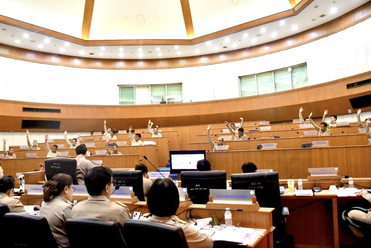 การประชุมสภาองค์การบริหารส่วนจังหวัดตาก สมัยวิสามัญ สมัยที่ 1 ครั้งที่ 1 ประจำปี 2568