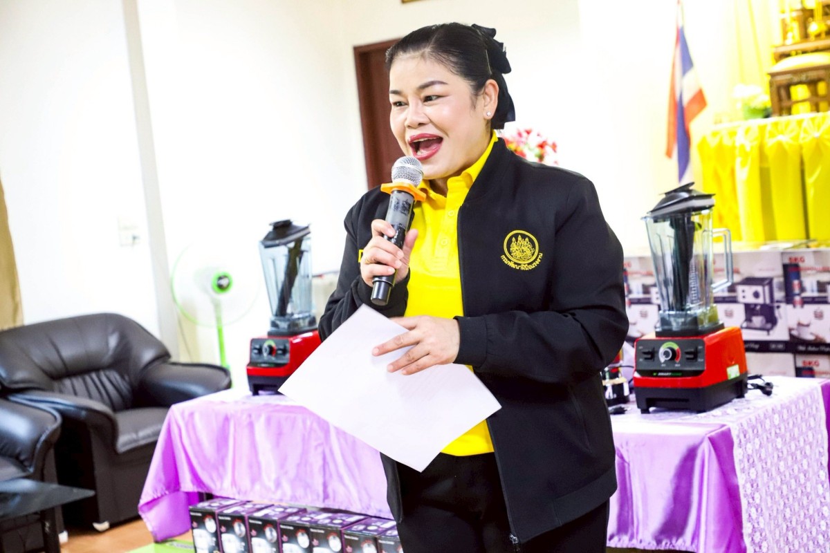 นายก อบจ.ตาก (นายกจอย) เป็นประธานในพิธีมอบเครื่องมือพื้นฐานชุดการฝึก (เครื่องมือทำมาหากิน) เพื่อการประกอบอาชีพ