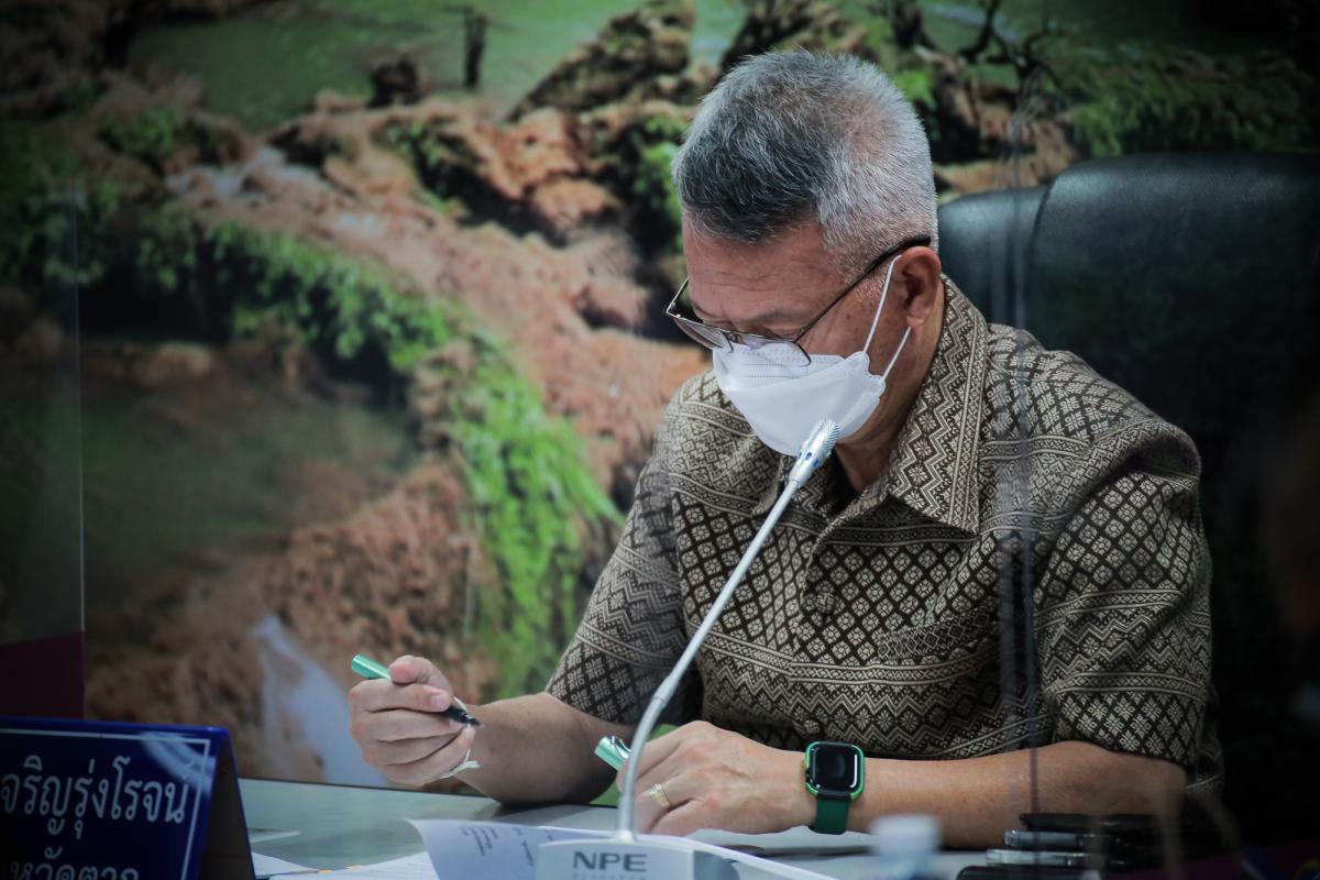 เข้าร่วมการประชุมคณะกรรมการขับเคลื่อนไทยไปด้วยกันระดับจังหวัด จังหวัดตาก ครั้งที่ 1/2565