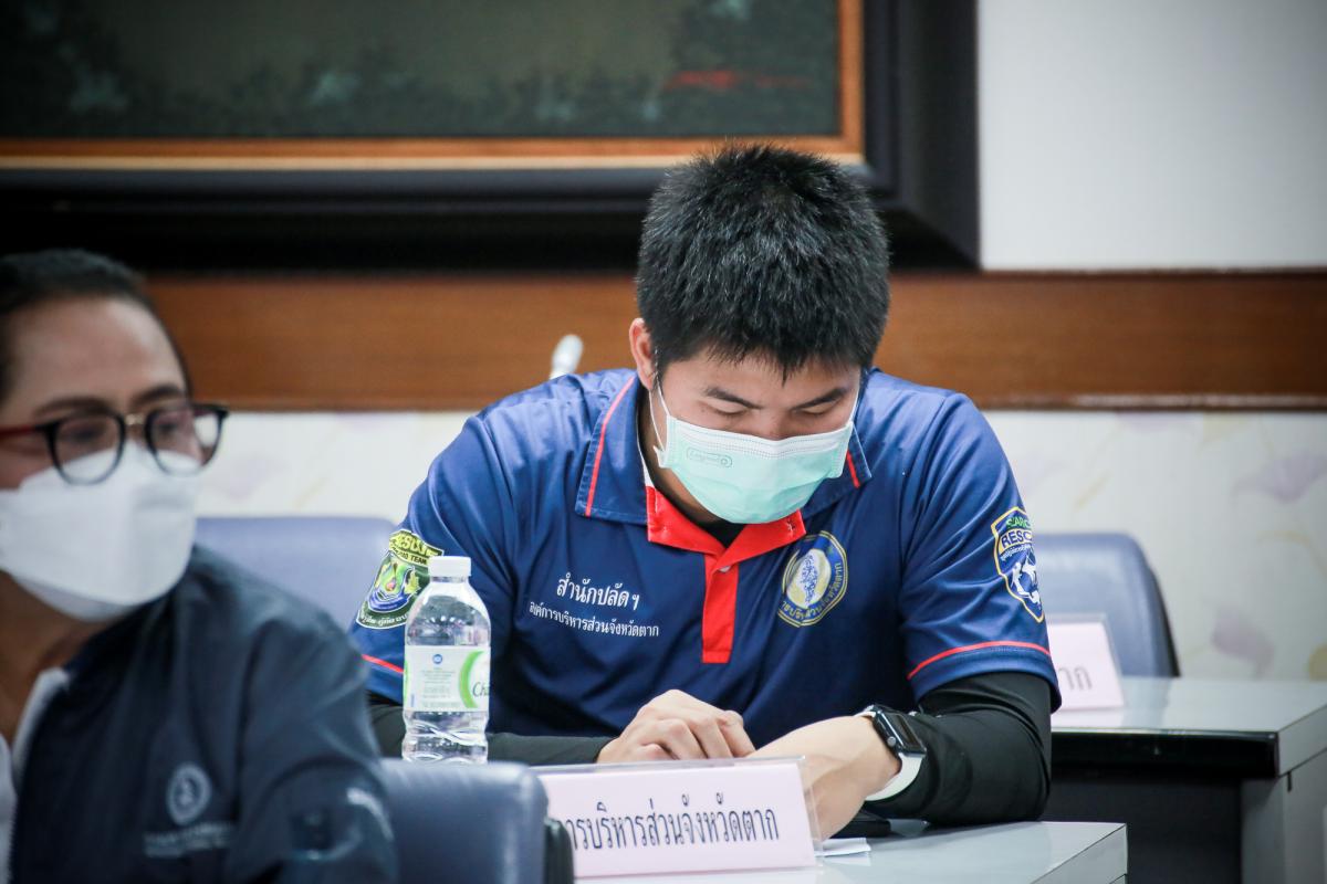 เข้าร่วมการประชุมคณะกรรมการศูนย์อำนวยการความปลอดภัยทางถนนจังหวัดตาก ครั้งที่ 1/2565