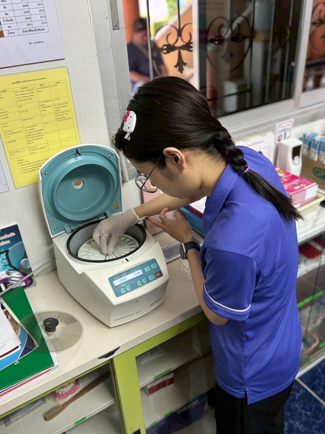 14 ต.ค.68 เวลา 08.00 น.รพ.สต.บ้านสันป่าไร่ ให้บริการเจาะเลือด screening lab (ประจำปี) , ตรวจ HCT (ความเข้มข้นของเลือด) , ตรวจสุขภาพช่องปาก , วัดความดันโลหิต , วัดรอบเอว , ชั่งน้ำหนัก , วัดส่วนสูง , ตรวจ EKG(คลื่นไฟฟ้าหัวใจ) , ตรวจ albumin urine (ปัสสาวะ) 