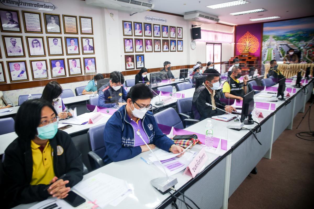 เข้าร่วมการประชุมคณะกรรมการศูนย์อำนวยการความปลอดภัยทางถนนจังหวัดตาก ครั้งที่ 1/2565