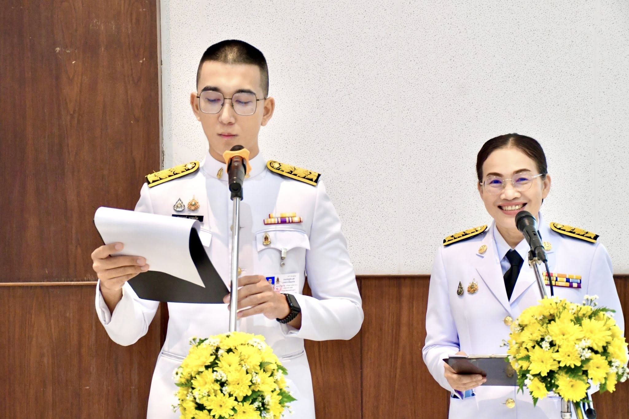 นายก อบจ.ตาก เข้าร่วมพิธีวางพวงมาลาถวายราชสักการะและถวายความเคารพ “วันนวมินทรมหาราช” 13 ตุลาคม 2568