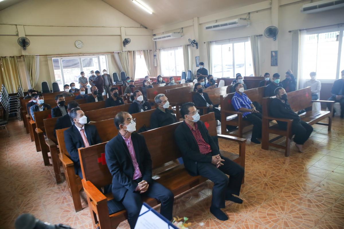 นายก อบจ.ตาก เป็นประธานในพิธีเปิดโครงการฝึกอบรมส่งเสริมให้ความรู้ด้านการปฏิบัติตามหลักศาสนาคริสต์ ในเขตพื้นที่จังหวัดตาก ประจำปีงบประมาณ พ.ศ. 2565 รุ่นที่ 1