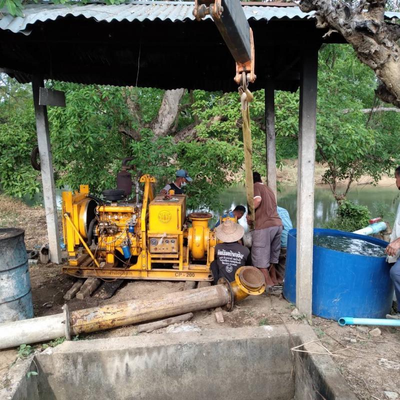 องค์การบริหารส่วนจังหวัดตาก นำเครื่องสูบน้ำลงพื้นที่ให้บริการช่วยเหลือประชาชน แก้ปัญหาภัยแล้งในพื้นที่