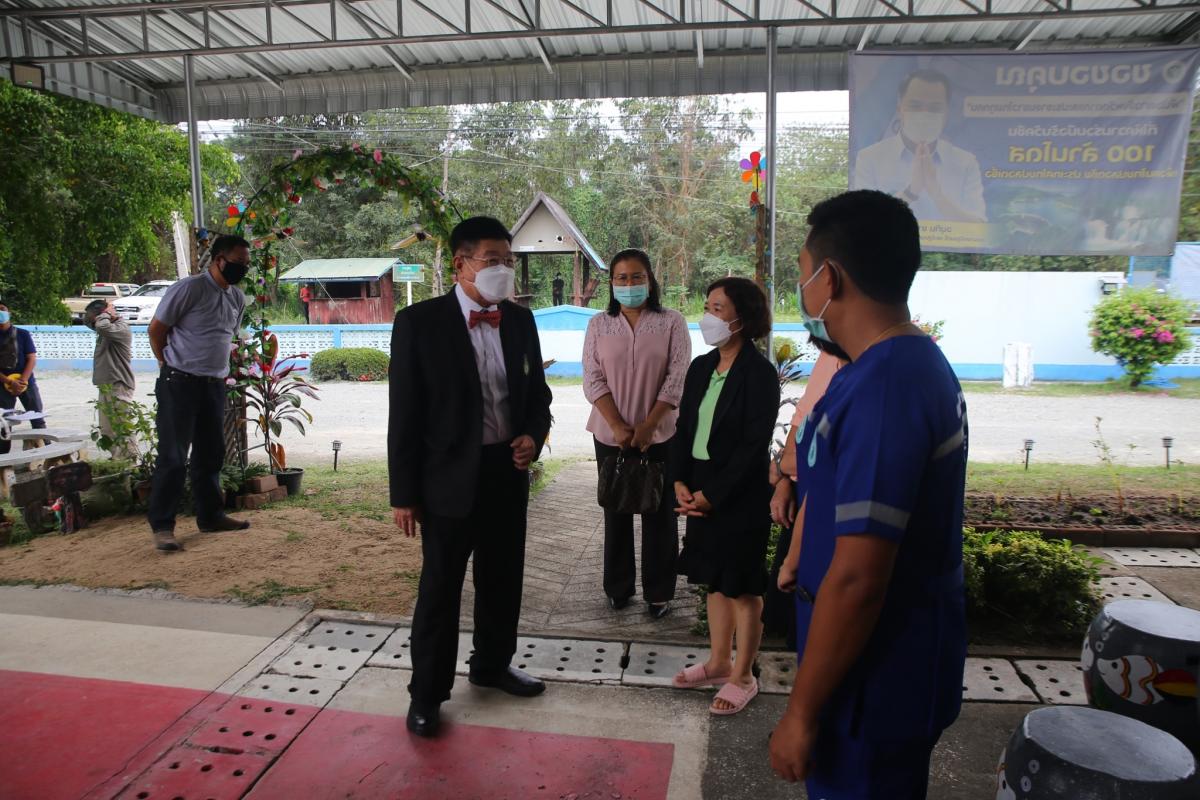 นายก อบจ.ตาก ลงพื้นที่ตรวจเยี่ยมและให้กำลังใจเจ้าหน้าที่ผู้ปฏิบัติงาน ณ โรงพยาบาลส่งเสริมสุขภาพตำบลบ้านปากห้วยไม้งาม อำเภอเมืองตาก จังหวัดตาก 