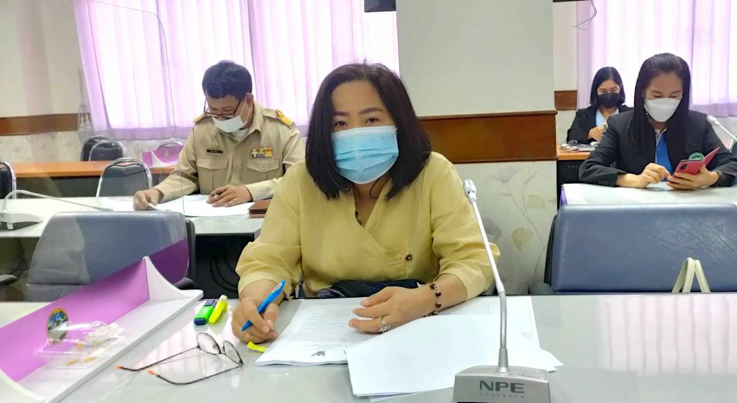 เข้าร่วมการประชุมการตรวจราชการตามแผนการตรวจราชการแบบบูรณาการของผู้ตรวจราชการสำนักนายกรัฐมนตรี และผู้ตรวจการกระทรวง ประจำปีงบประมาณ พ.ศ.2565 รอบที่ 1