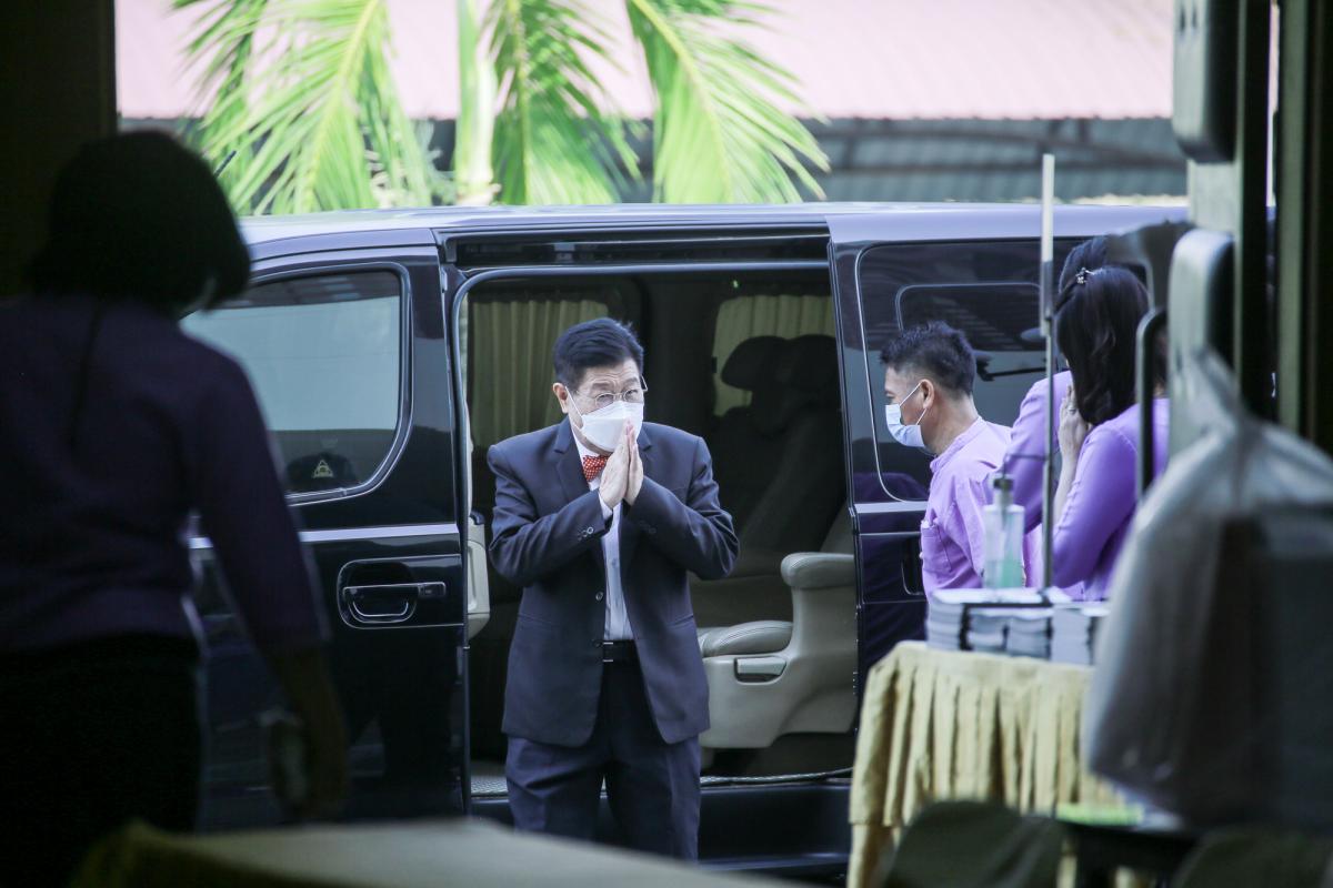 นายณัฐวุฒิ ทวีเกื้อกูลกิจ นายกองค์การบริหารส่วนจังหวัดตาก ร่วมต้อนรับและแสดงความยินดี กับนางสาวเปรมกมล ธีโรภาส รองปลัดองค์การบริหารส่วนจังหวัดเชียงใหม่