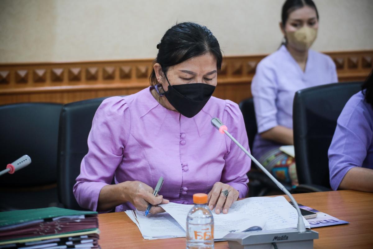 การประชุมปรึกษาหารือเตรียมความพร้อมการจัดงานบันทึกสถิติโลกไม้กลายเป็นหินที่ยาวที่สุดในโลก Guinness World Records (GWR)