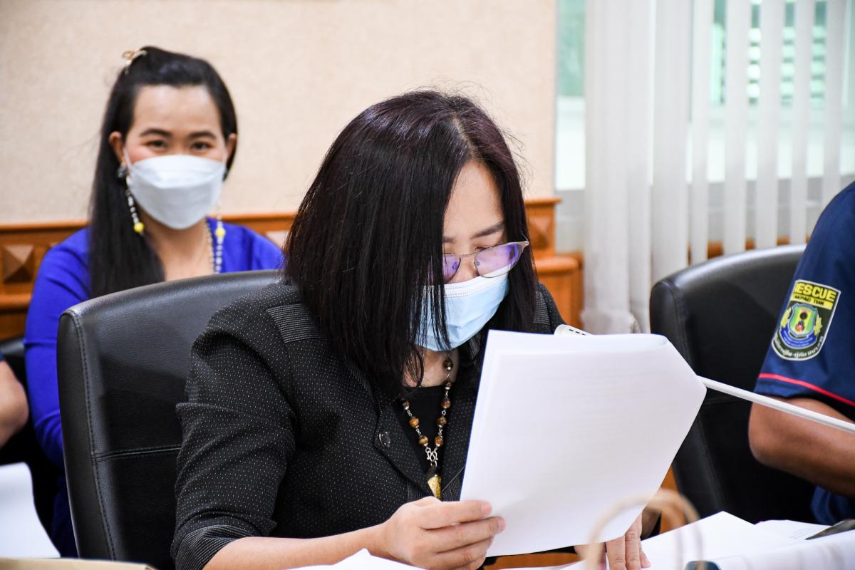 นางสาวเปรมกมล ธีโรภาส ปลัดองค์การบริหารส่วนจังหวัดตากเป็นประธานการประชุมคณะกรรมการสนับสนุนการจัดทำแผนพัฒนาองค์การบริหารส่วนจังหวัดตาก ครั้งที่ 1/2565