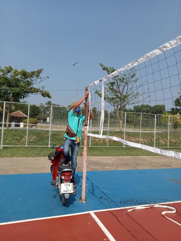 นายกองค์การบริหารส่วนจังหวัดตาก ได้มอบหมายให้เจ้าหน้าที่ กองการศึกษา ศาสนาและวัฒนธรรม ดำเนินการทำความสะอาด และปรับปรุงพื้นที่บริเวณโดยรอบของสนามกีฬา