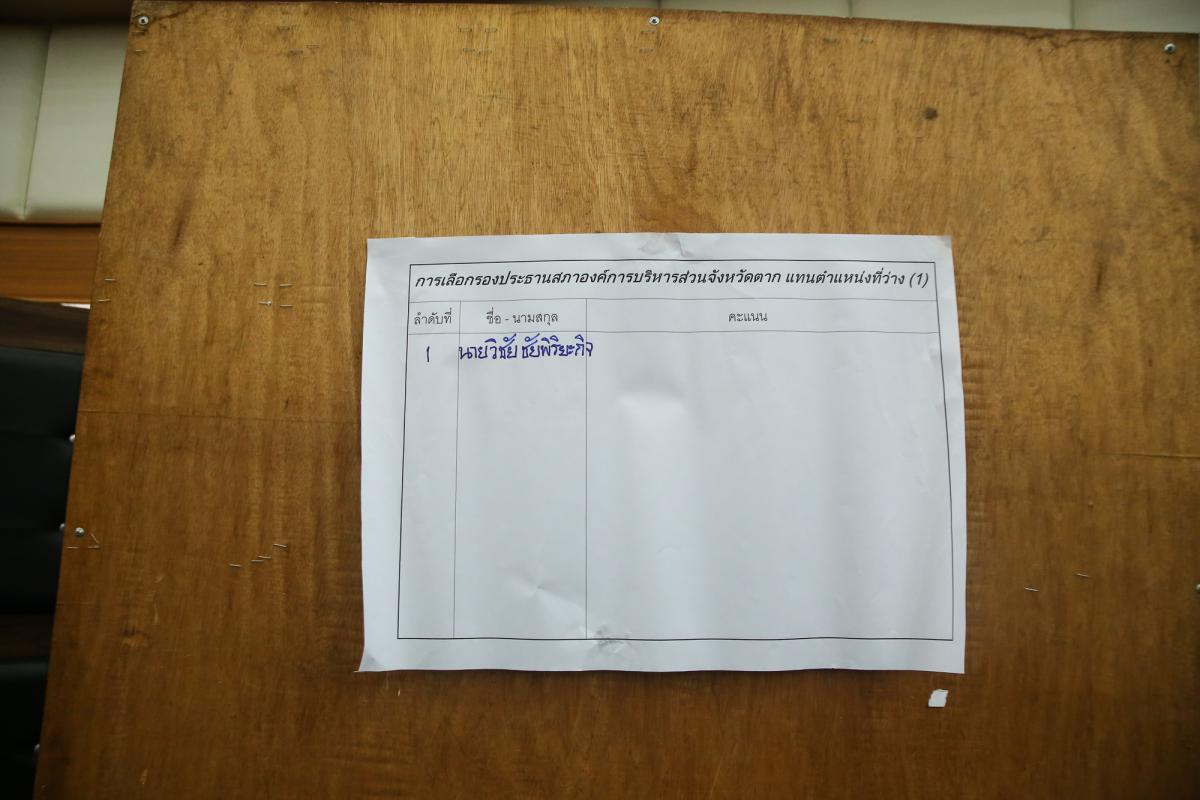 ประชุมสภาองค์การบริหารส่วนจังหวัดตาก สมัยสามัญ สมัยที่ 1 ครั้งที่ 2 ประจำปี 2565