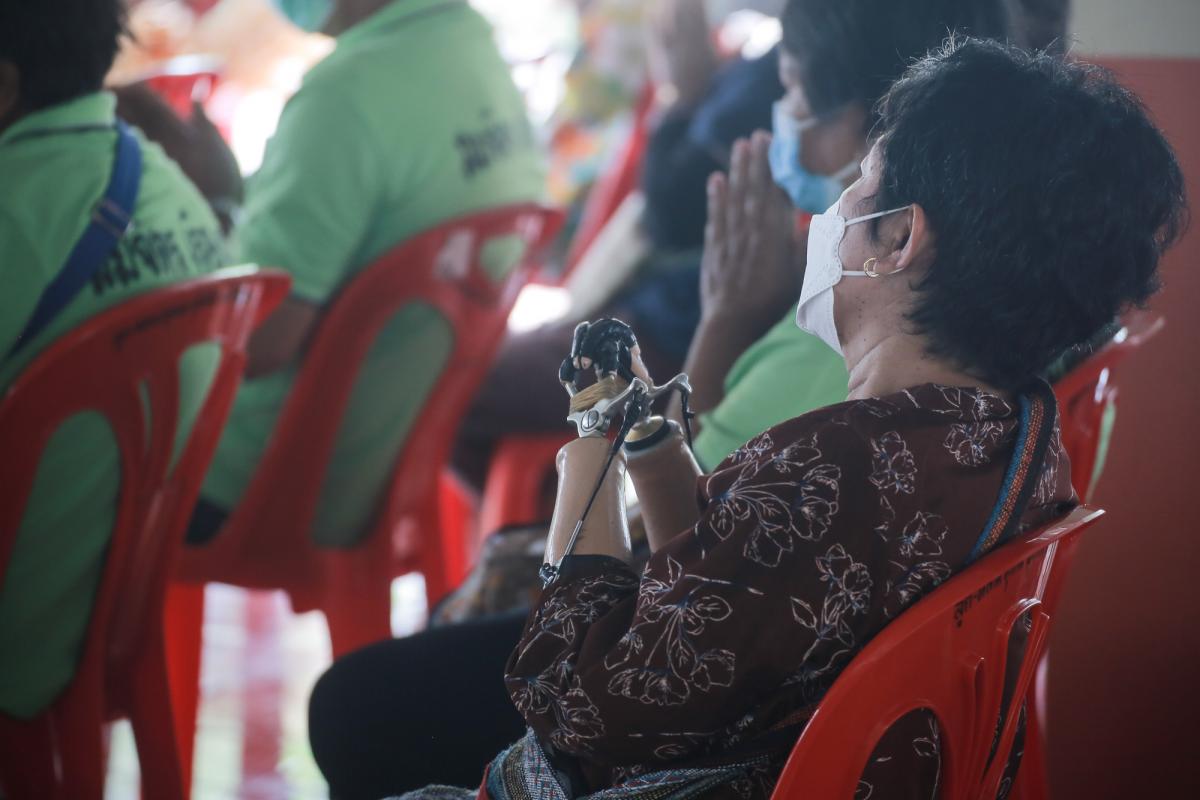 รองนายกองค์การบริหารส่วนจังหวัดตาก เป็นประธานในพิธีเปิดโครงการฝึกอบรมทักษะและพัฒนาคุณภาพชีวิตคนพิการ ประจำปีงบประมาณ พ.ศ. 2565 รุ่นที่ 2