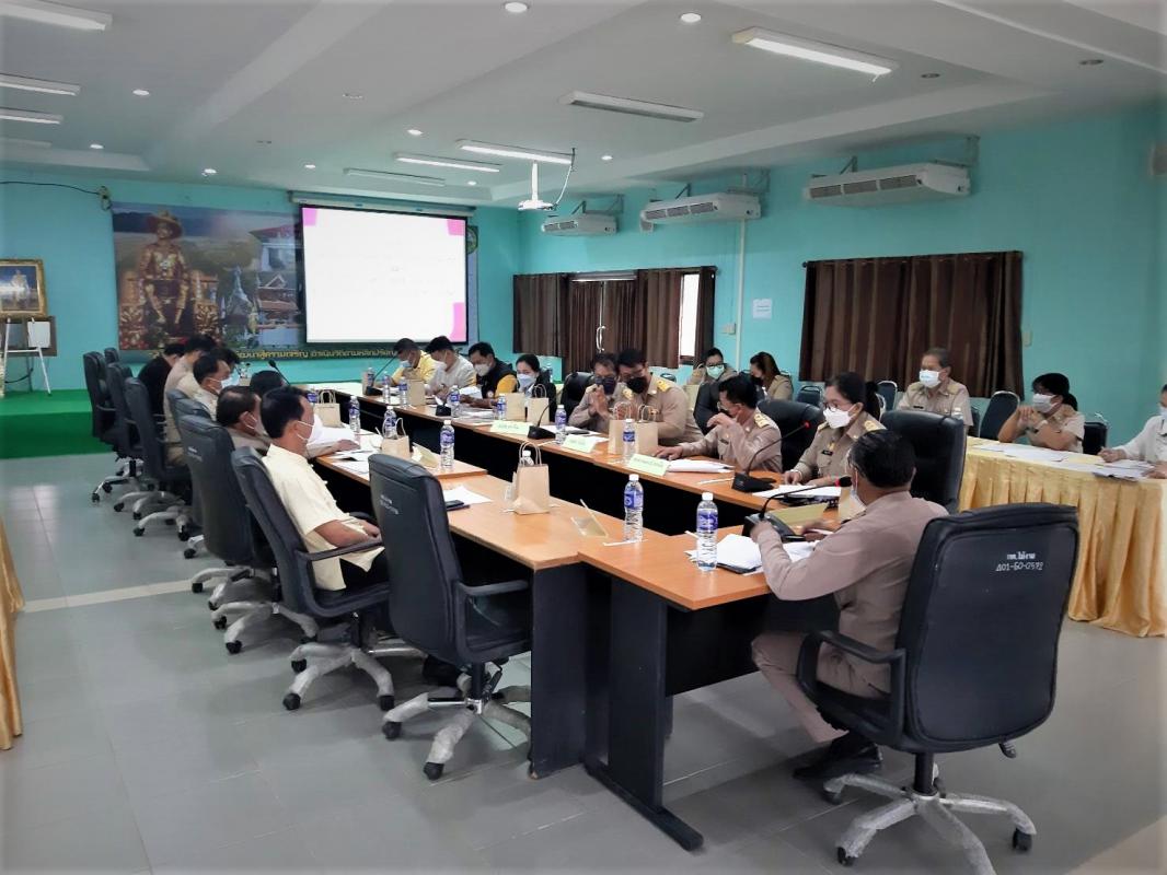 เข้าร่วมการประชุมคณะกรรมการประสานแผนพัฒนาท้องถิ่นระดับอำเภอเมืองตาก ครั้งที่ 1/2565