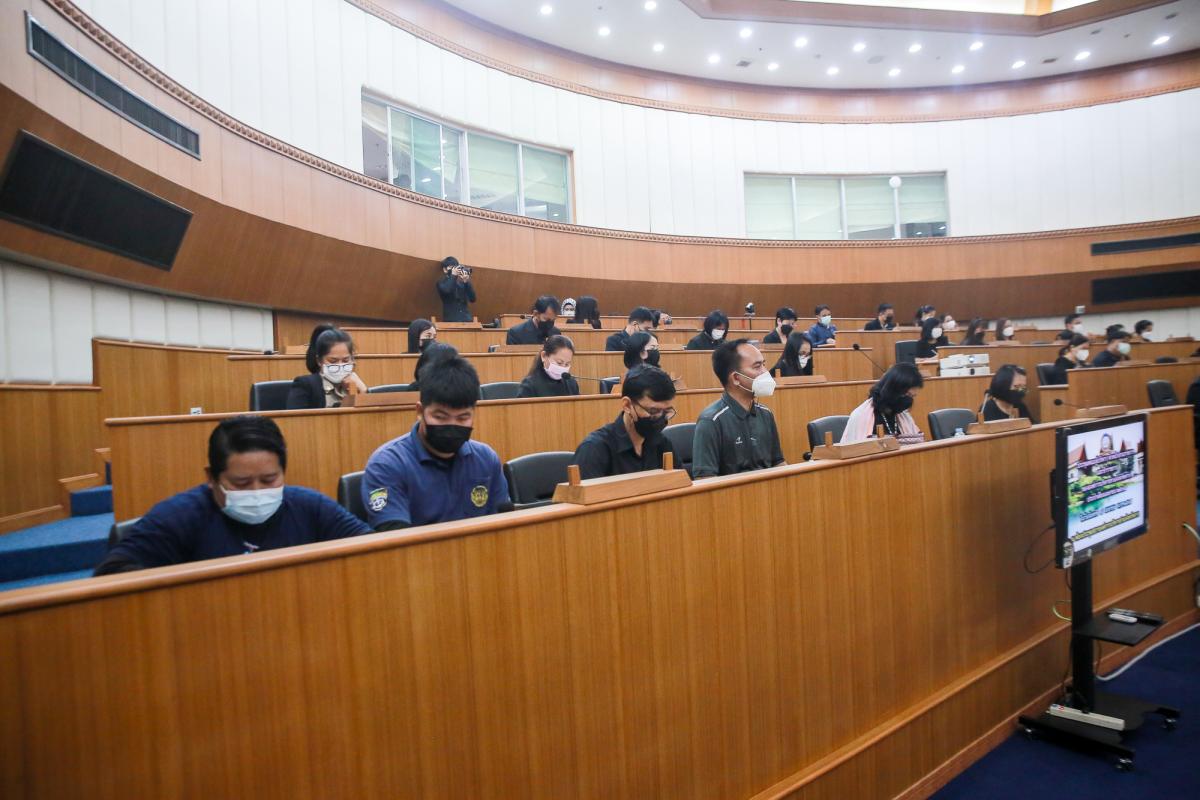 นายกองค์การบริหารส่วนจังหวัดตาก เป็นประธานการประชุมคณะผู้บริหาร หัวหน้าส่วนราชการ หัวหน้าฝ่าย และผู้เกี่ยวข้อง องค์การบริหารส่วนจังหวัดตาก ประจำเดือนเมษายน 2565