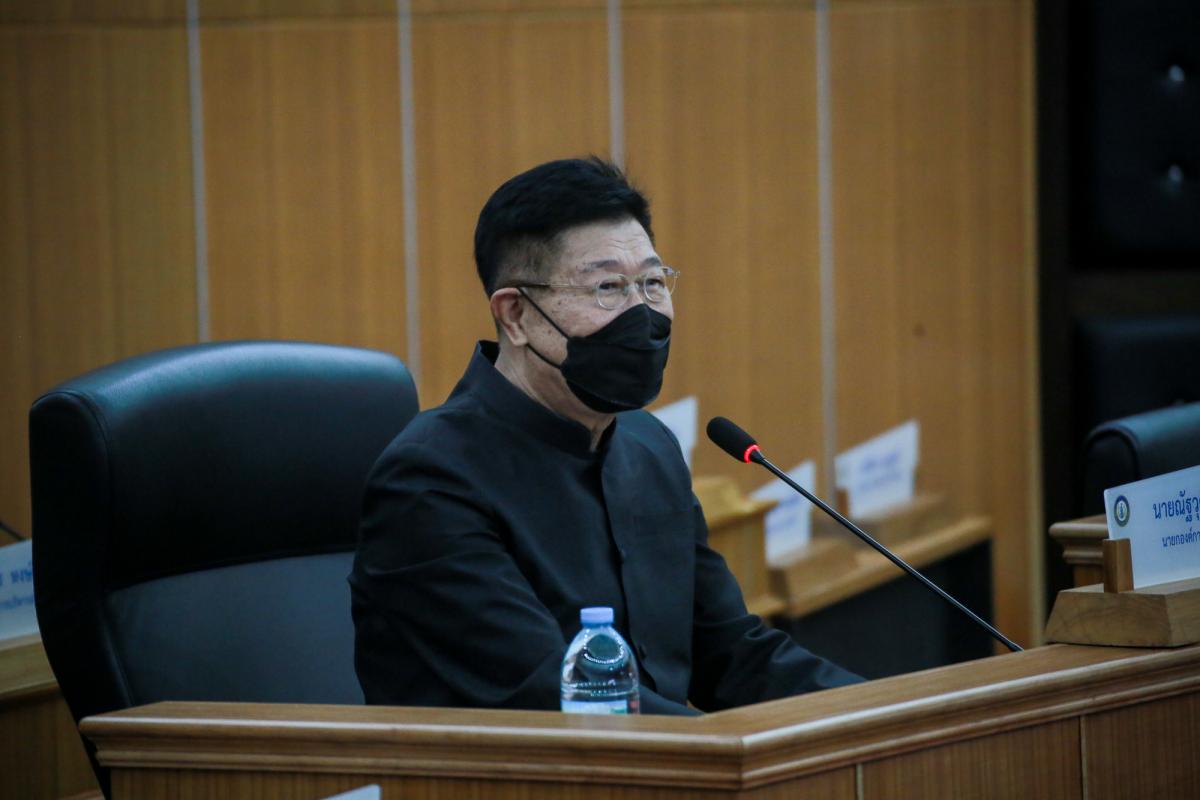 นายกองค์การบริหารส่วนจังหวัดตาก เป็นประธานการประชุมคณะผู้บริหาร หัวหน้าส่วนราชการ หัวหน้าฝ่าย และผู้เกี่ยวข้อง องค์การบริหารส่วนจังหวัดตาก ประจำเดือนเมษายน 2565