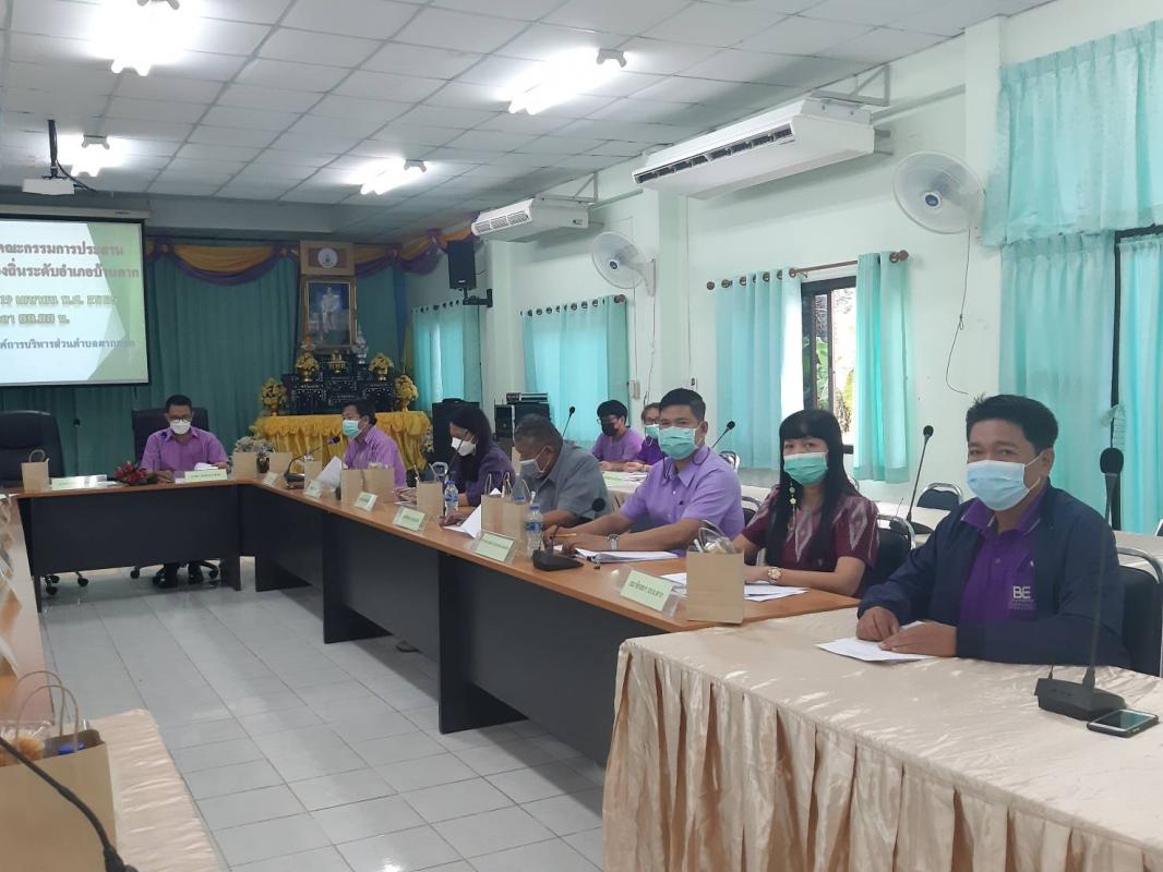 เข้าร่วมการประชุมคณะกรรมการประสานแผนระดับอำเภอบ้านตาก เพื่อพิจารณาจัดลำดับความสำคัญโครงการ ที่เกินศักยภาพของอำเภอบ้านตาก