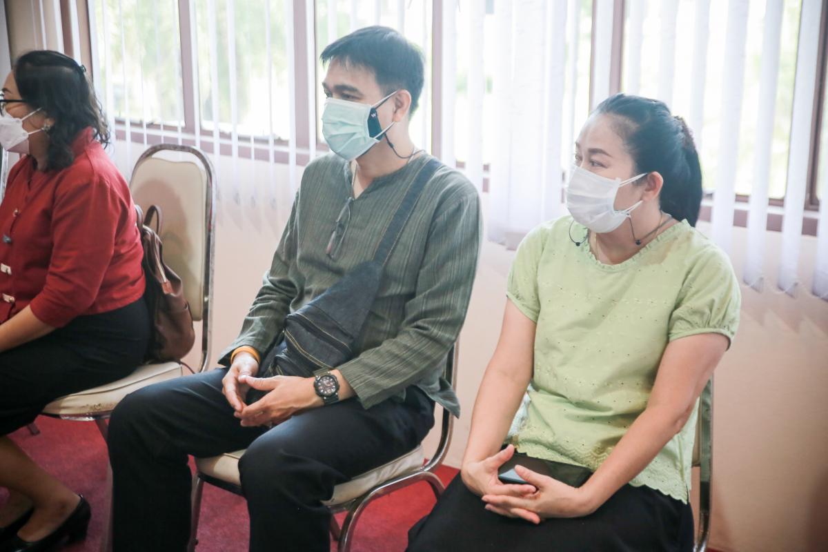 เป็นประธานในพิธีเปิดโครงการฝึกอบรมเสริมสร้างครอบครัวเข้มแข็งของสตรีและบุคคลในครอบครัว ประจำปีงบประมาณ พ.ศ. 2565 รุ่นที่ 1