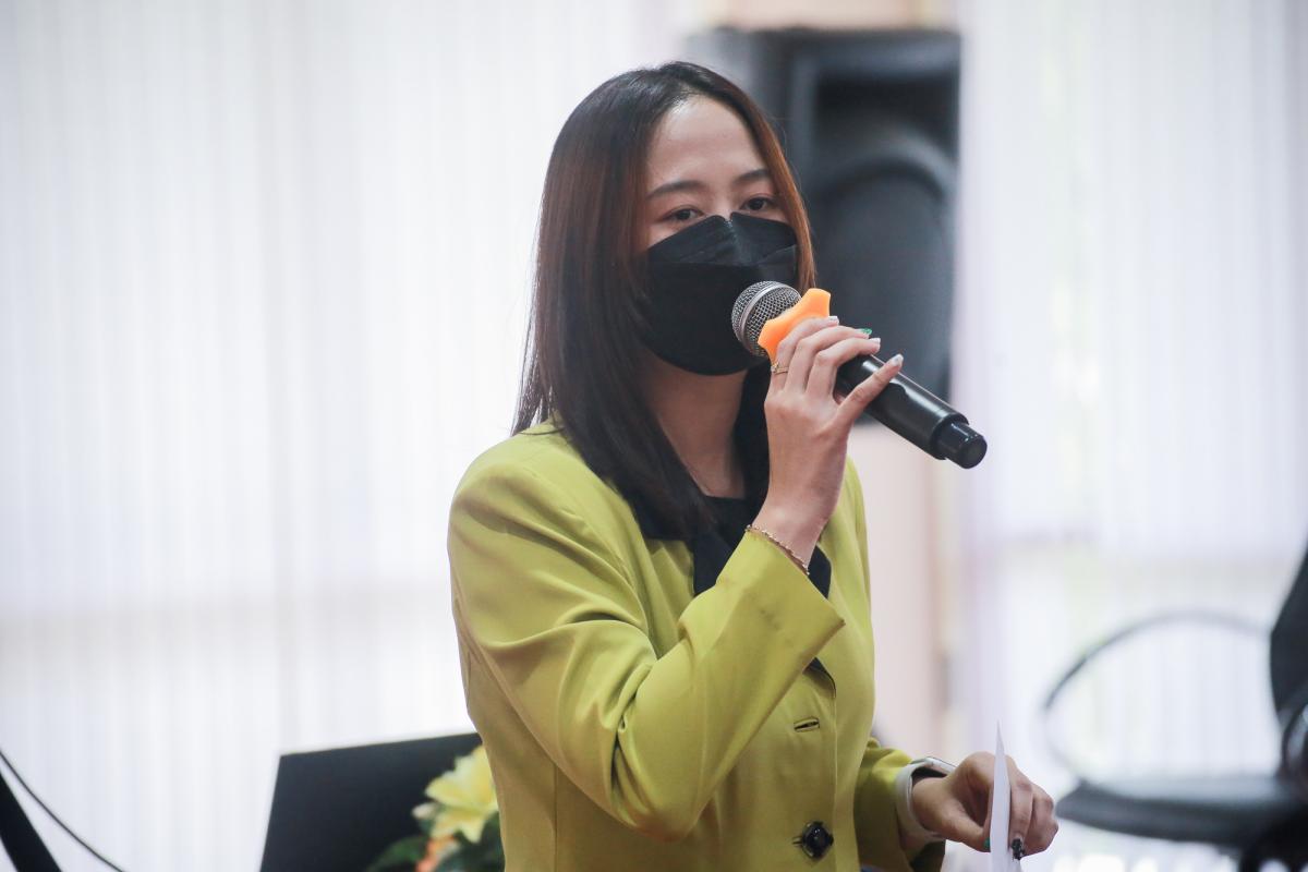 เป็นประธานในพิธีเปิดโครงการฝึกอบรมเสริมสร้างครอบครัวเข้มแข็งของสตรีและบุคคลในครอบครัว ประจำปีงบประมาณ พ.ศ. 2565 รุ่นที่ 1