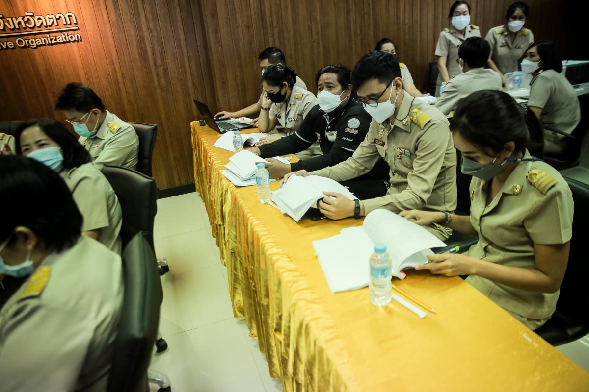 ปลัดองค์การบริหารส่วนจังหวัดตาก เป็นประธานการประชุมคณะกรรมการบริหารความเสี่ยงขององค์การบริหารส่วนจังหวัดตาก ครั้งที่ 2/2565