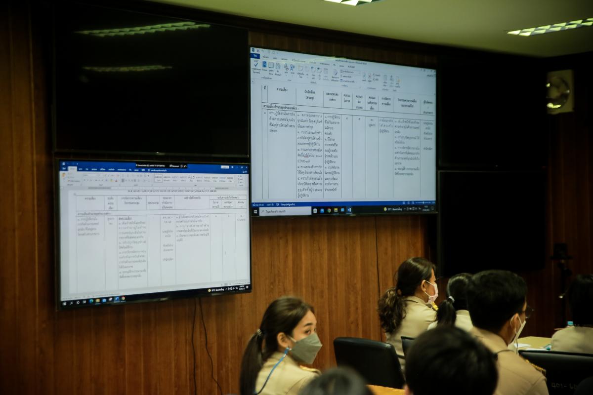 ปลัดองค์การบริหารส่วนจังหวัดตาก เป็นประธานการประชุมคณะกรรมการบริหารความเสี่ยงขององค์การบริหารส่วนจังหวัดตาก ครั้งที่ 2/2565