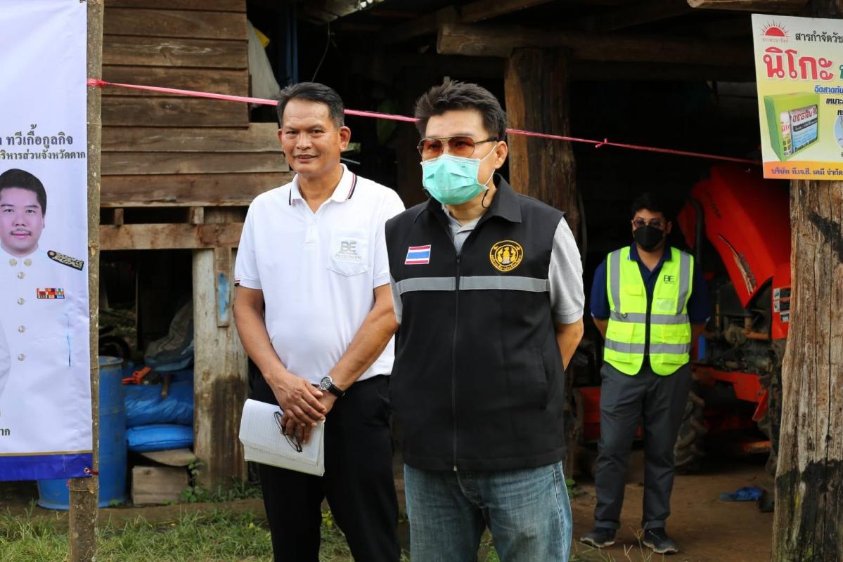 นายก อบจ.ตาก ลงพื้นที่สำรวจความเสียหาย และเร่งจัดหางบประมาณก่อสร้างสะพานข้ามลำห้วย ในพื้นที่ อำเภออุ้มผาง