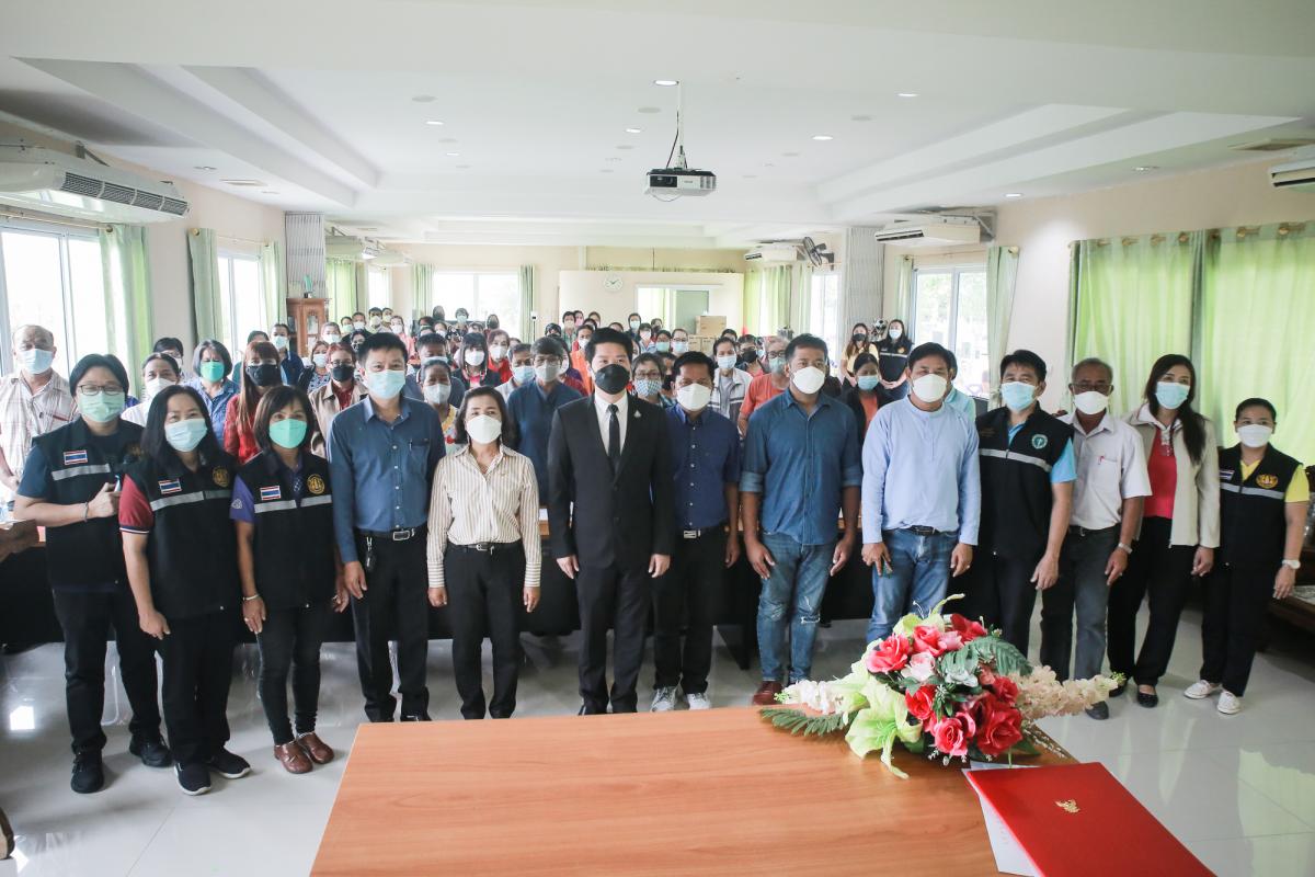 รองนายกองค์การบริหารส่วนจังหวัดตาก เป็นประธานในพิธีเปิดโครงการฝึกอบรมส่งเสริมการสร้างสุขภาวะที่ดีในชุมชน ประจำปีงบประมาณ พ.ศ. 2565