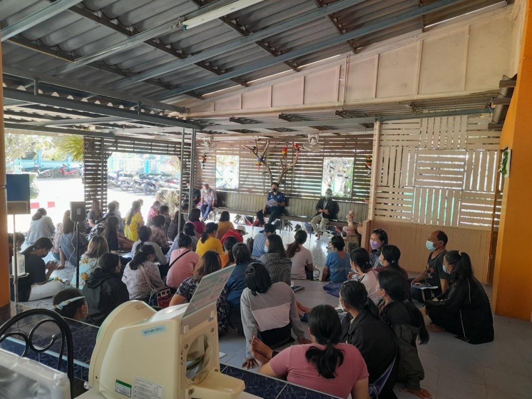 การประชุมประจำเดือน อสม.ในเขตรับผิดชอบ