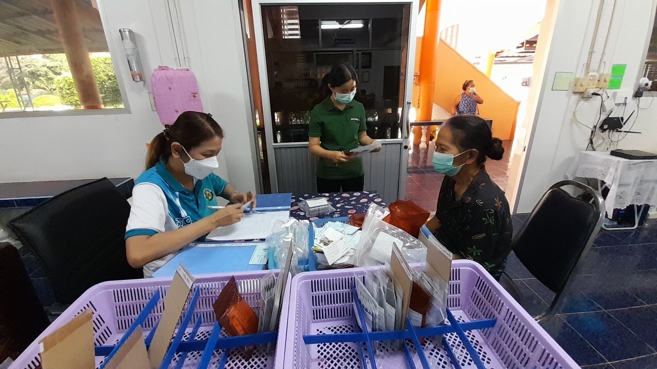รพ.สต.บ้านสันป่าไร่ จ่ายยา pt NCD กลุ่ม 3 (HTไทย)