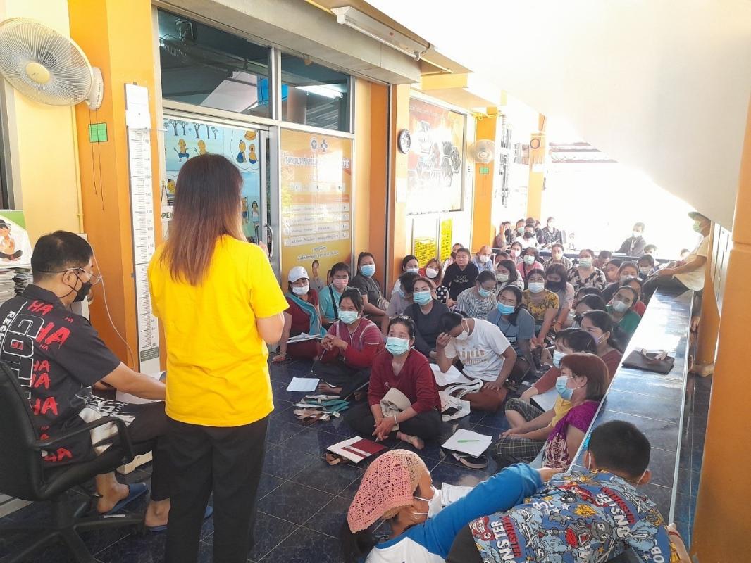 6/3/66 ช่วงบ่าย รพ.สต.บ้านสันป่ระาไร่ ปชุมประจำเดือน อสม. เน้นย้ำเรื่องงาน คบส.,โรคไข้เลือดออก , รายงานประจำเดือน , การตรวจมะเร็งปากมดลูก และชี้แจง/หารือเรื่องการจัดงานกีฬา อสม.