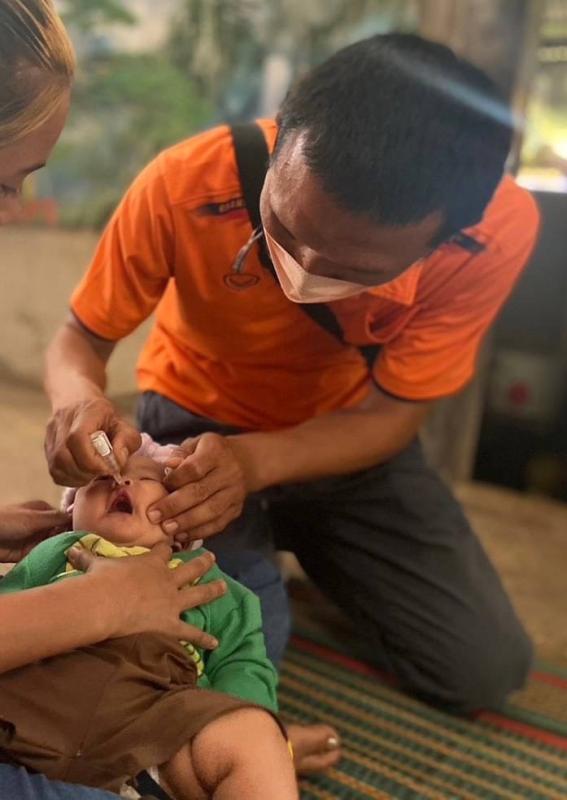 9 มีนาคม 2566 จนท.รพ.สต.บ้านสันป่าไร่ ออกหน่วยฉีดวัคซีน,เจาะเลือดตรวจhct,จ่ายยาpara syr,ferrous syr เด็กม.6 บ้านห้วยกระทิง