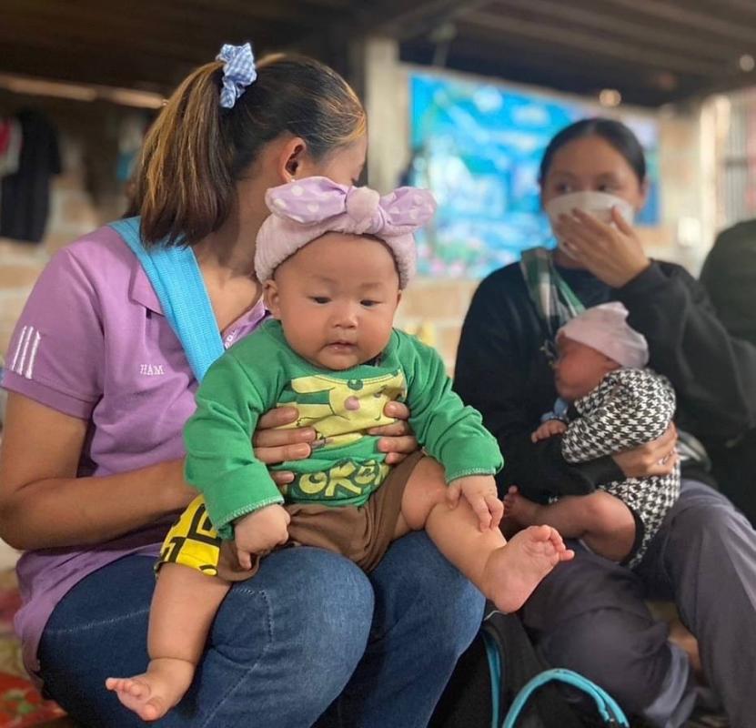 9 มีนาคม 2566 จนท.รพ.สต.บ้านสันป่าไร่ ออกหน่วยฉีดวัคซีน,เจาะเลือดตรวจhct,จ่ายยาpara syr,ferrous syr เด็กม.6 บ้านห้วยกระทิง