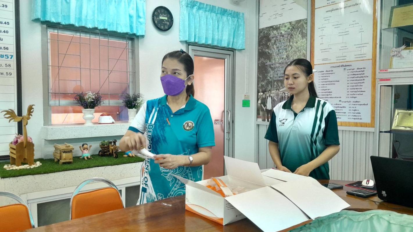 15/3/66 รพ.สต.บ้านสันป่าไร่ รณรงค์ตรวจคัดกรองมะเร็งปากมดลูก ด้วยวิธี HPV self sampling ระหว่างวันที่ 13-16 มีนาคม 2566 (วันที่สาม มีผู้มารับบริการ เพิ่มอีก 11 ราย รวมเป็น 67 ราย)