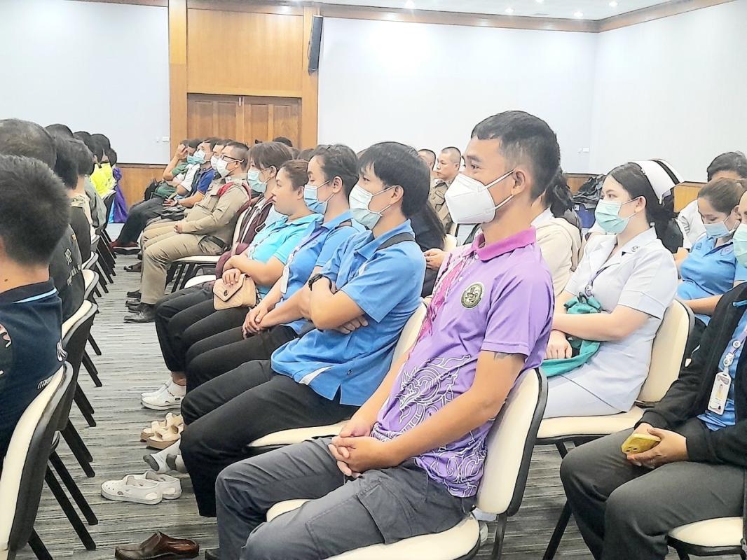 วันที่10 พฤษภาคม 2566 จนท.รพ.สต.บ้านสันป่าไร่ เข้าร่วมอบรมโครงการอบรมเชิงปฏิบัติการเพื่อฟื้นฟูความรู้ทักษะบุคลากร และซ้อมแผนรับอุบัติเหตุหมู่ เครือข่ายอำเภอแม่ระมาด จังหวัดตาก ปีงบประมาณ 2566 ณ อาคาร ปฐมภูมิชั้น 5 โรงพยาบาลแม่ระมาด