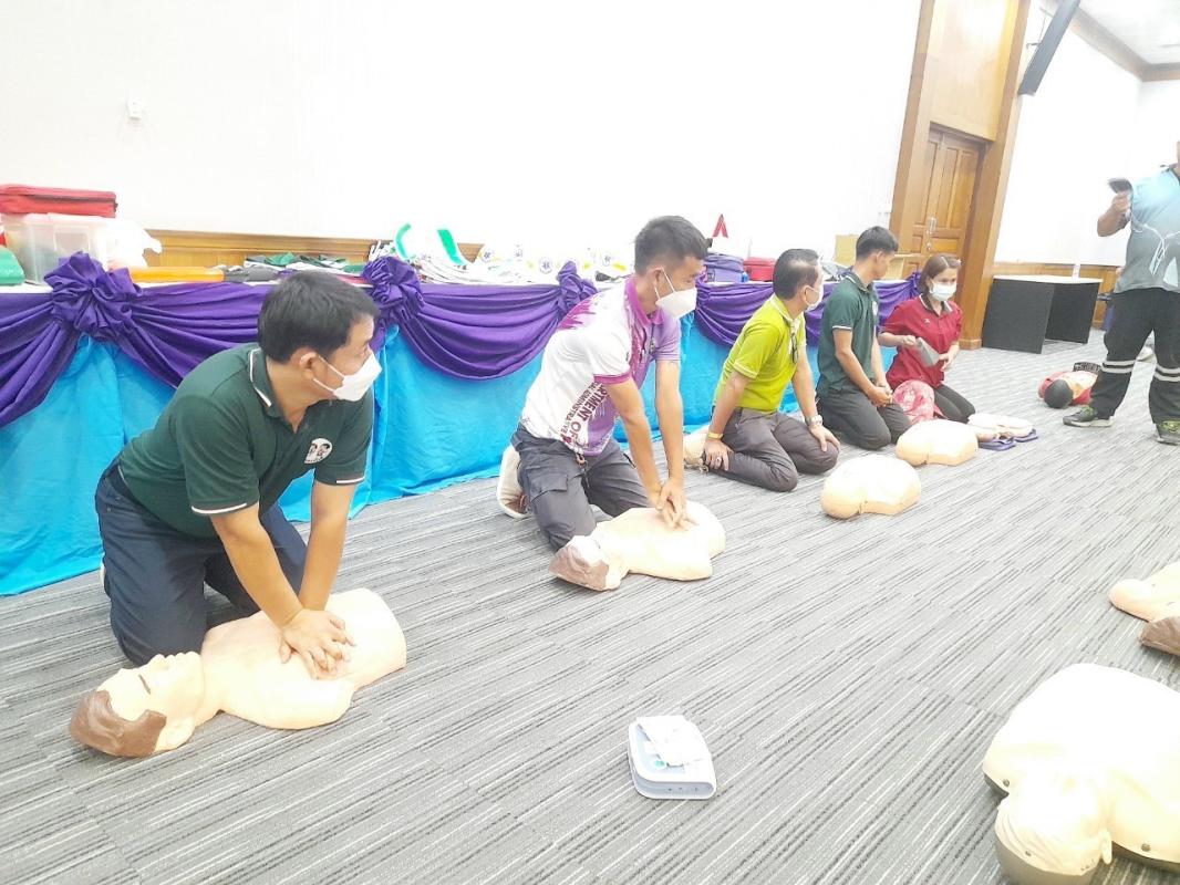 วันที่10 พฤษภาคม 2566 จนท.รพ.สต.บ้านสันป่าไร่ เข้าร่วมอบรมโครงการอบรมเชิงปฏิบัติการเพื่อฟื้นฟูความรู้ทักษะบุคลากร และซ้อมแผนรับอุบัติเหตุหมู่ เครือข่ายอำเภอแม่ระมาด จังหวัดตาก ปีงบประมาณ 2566 ณ อาคาร ปฐมภูมิชั้น 5 โรงพยาบาลแม่ระมาด