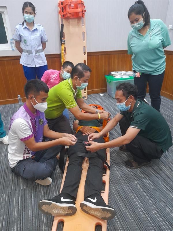 วันที่10 พฤษภาคม 2566 จนท.รพ.สต.บ้านสันป่าไร่ เข้าร่วมอบรมโครงการอบรมเชิงปฏิบัติการเพื่อฟื้นฟูความรู้ทักษะบุคลากร และซ้อมแผนรับอุบัติเหตุหมู่ เครือข่ายอำเภอแม่ระมาด จังหวัดตาก ปีงบประมาณ 2566 ณ อาคาร ปฐมภูมิชั้น 5 โรงพยาบาลแม่ระมาด