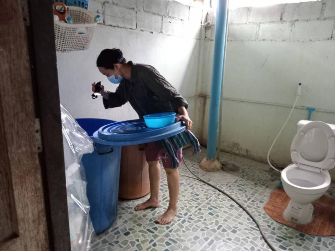 23/6/66 จนท.รพ.สต.บ้านสันป่าไร่ร่วมกับอสม.ม.3บ้านป่าไร่เหนือ ควบคุมโรครอบ2 เคสนางจ้าวา ภูมิพระธาตุ