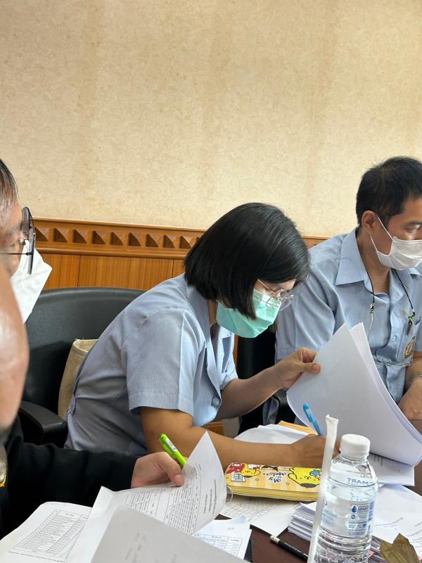 10/7/66 ช่วงเช้า จนท.รพ.สต.ฝั่งตะวันตก 10 แห่ง เข้าร่วมประชุมหารือกับกองสาธารณสุข เรื่อง แนวทางการเบิกค่าตอบแทน ฉ.11