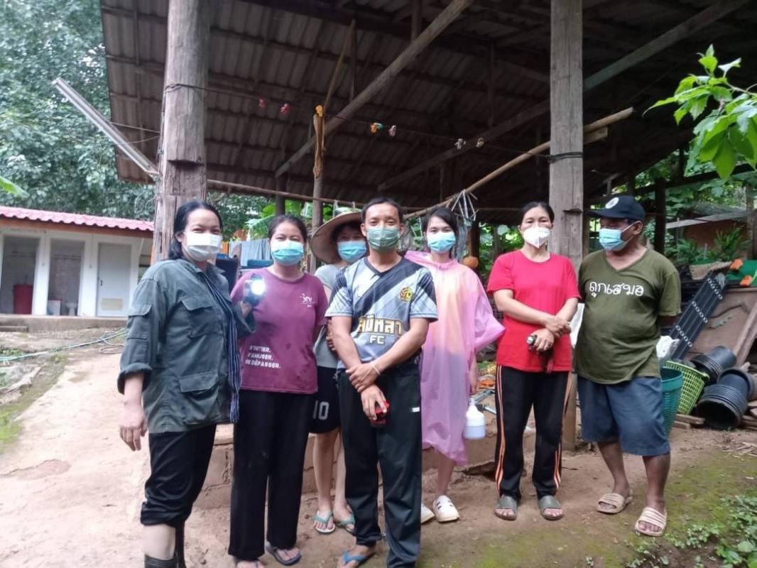 10/7/66 จนท.รพ.สต.บ้านสันป่าไร่ ร่วมกับอสม.ม.2บ้านตีนธาตุ ควบคุมโรคไข้เลือดออก รอบแรกเคส นส.ชนิดา เจนชลธี เคสผู้ป่วยอำเภอแม่สอดกลับมารักษาที่รพ.แม่ระมาด