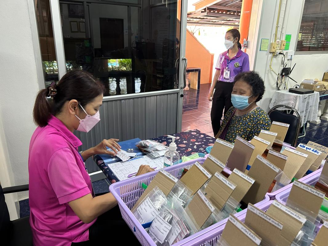 29/8/66 ช่วงบ่าย รพ.สต.บ้านสันป่าไร่ ให้บริการจ่ายยา pt NCD กลุ่ม 2 (HT) จำนวน 50 ราย