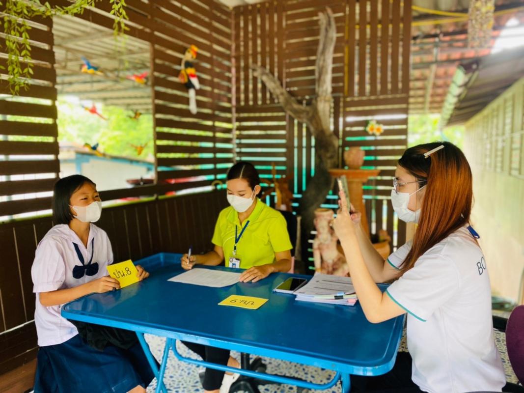 6966 รพ.สต.บ้านสันป่าไร่ ฉีดวัคซีน HPV(ป้องกันโรคมะเร็งปากมดลูก)นักเรียนหญิง ชั้น ป.5 ถึง ม.3 จำนวน 7 ร.ร. รวมทั้งหมด 74 ราย