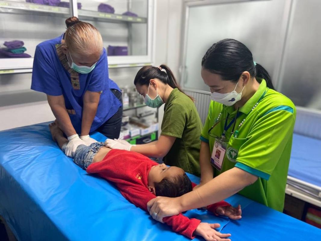 13/9/66 รพ.สต.บ้านสันป่าไร่ ให้บริการฉีดวัคซีน,ตรวจสุขภาพช่องปาก,เคลือบฟลูออไรด์,เจาะเลือดตรวจhct,จ่ายยาpara syrและferrous syr เด็กอายุ 0-5ปี จำนวน 34 ราย