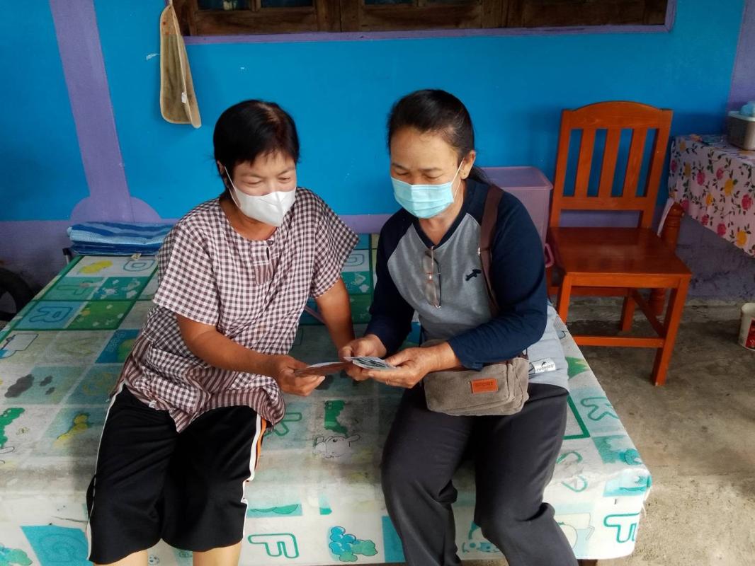 16-17 กันยายน 66 เครือข่ายจิตอาสาดูแลผู้ป่วยโรคไม่ติดต่อเยี่ยมบ้านผู้ป่วยความดันโลหิตสูงและเบาหวานเพื่อติดตามการกินยา ให้คำแนะนำการปฏิบัติตัว ให้ความรู้และให้กำลังใจผู้ป่วย